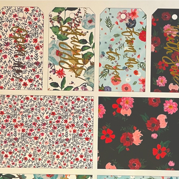 Anthropologie Sealed with a Bloom Gift Wrap & Tags, NIP. Original retail $24. - Picture 3 of 4